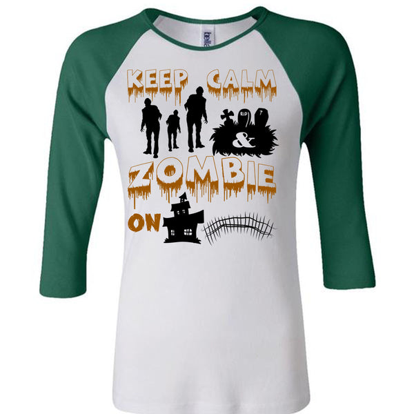 Keep Calm Zombie On T Shirt, Wait For Halloween T Shirt, Awesome T-Shirts