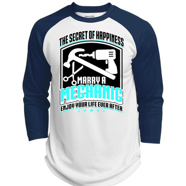 Marry A Mechanic T Shirt, I Love Mechanic T Shirt, Awesome T-Shirts  (Polyester Game Baseball Jersey)