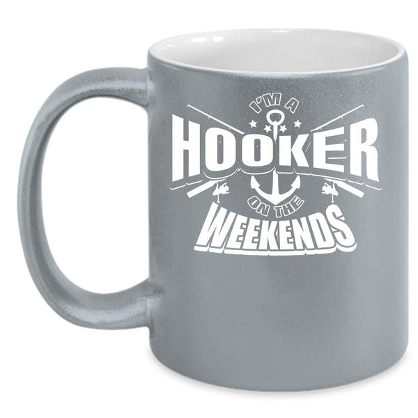 I'm Fishing On The Weekends Coffee Mug, Funny Fishing Coffee Cup