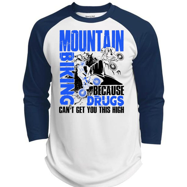 Mountain Biking T Shirt, I Love Biking T Shirt, Awesome T-Shirts  (Polyester Game Baseball Jersey)
