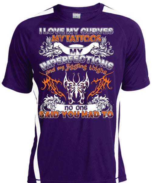 I Love My Curves My Tattoos T Shirt, My Favorite T Shirt, Cool Shirt