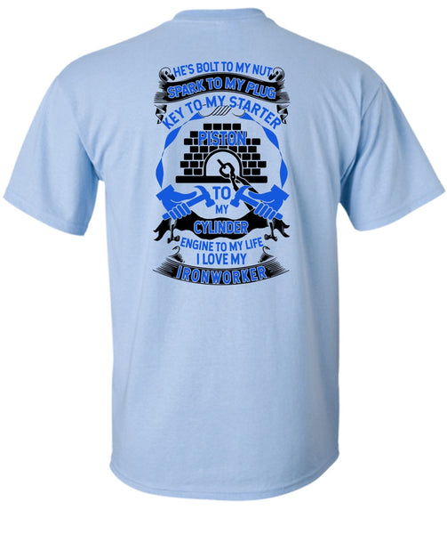 I Love My Ironworker T Shirt, I Love Ironworker T Shirt