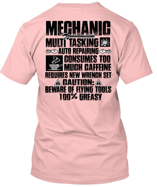 Mechanic Multitasking T Shirt, I Love Mechanic T Shirt