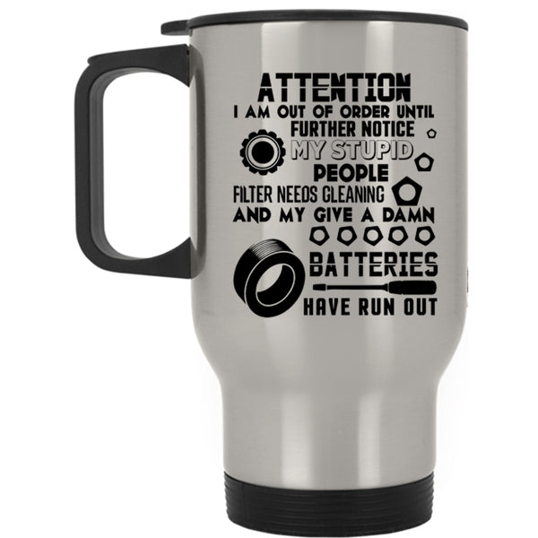 Cute Gift For Mechanics Travel Mug, Funny Mechanics Mug