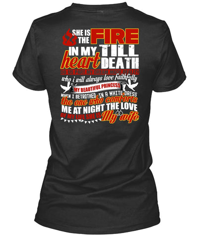 A black t-shirt with the shopify logo
