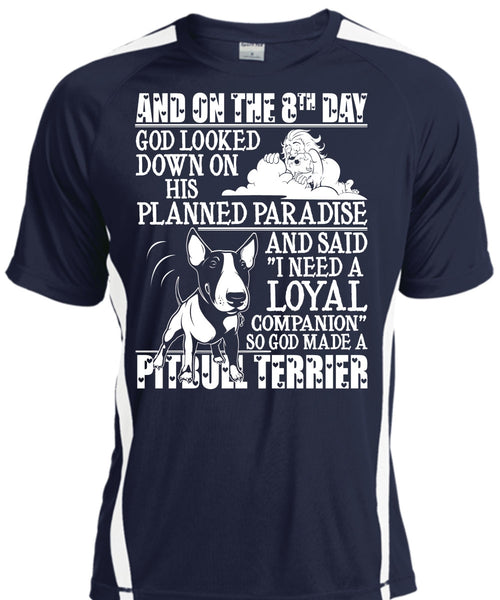 God Made A Pit Bull Terrier T Shirt, Planned Paradise T Shirt, Cool Shirt