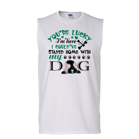 A black t-shirt with the shopify logo