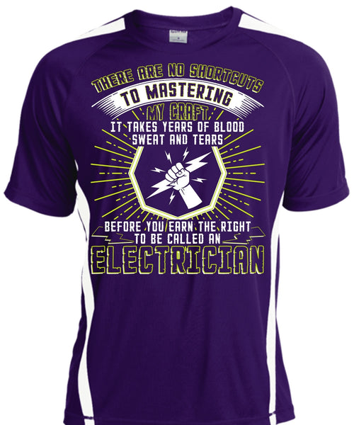 To Be Called An Electrician T Shirt, Sweat And Tears T Shirt, Cool Shirt