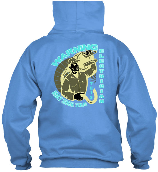 Warning Electrician T Shirt, I Love Electrician T Shirt