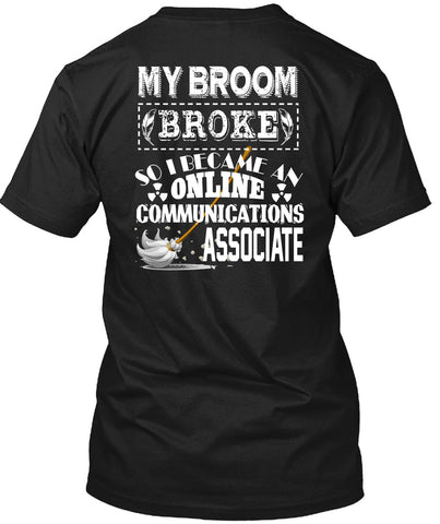 A black t-shirt with the shopify logo