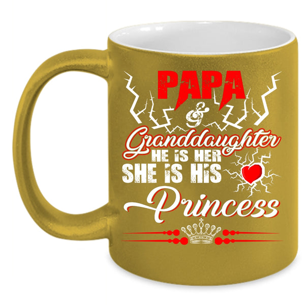 Papa And Granddaughter Coffee Mug, Cool Papa Coffee Cup