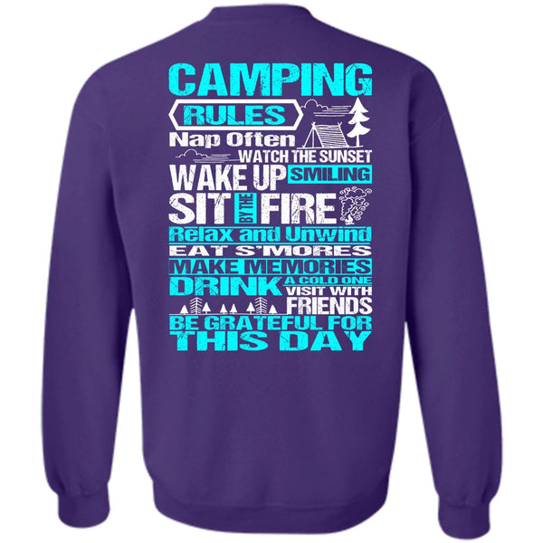Wake Up Smiling T Shirt, I Love Camping Sweatshirt