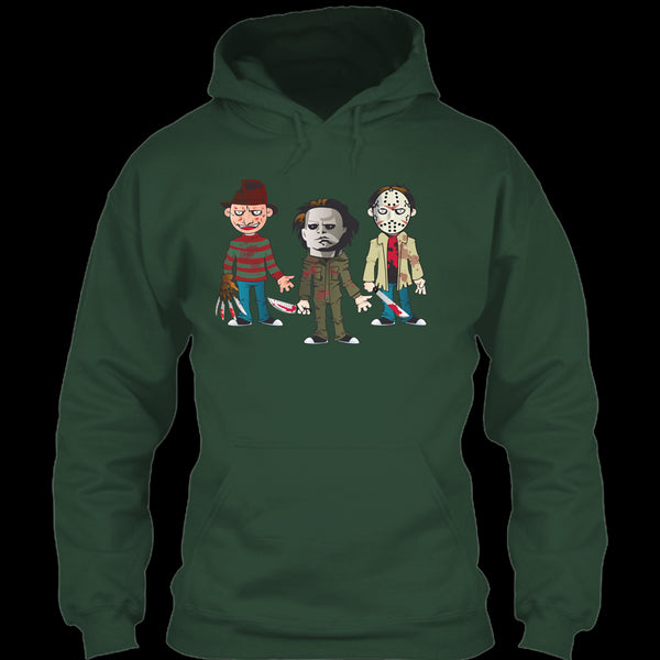 A black t-shirt with the shopify logo