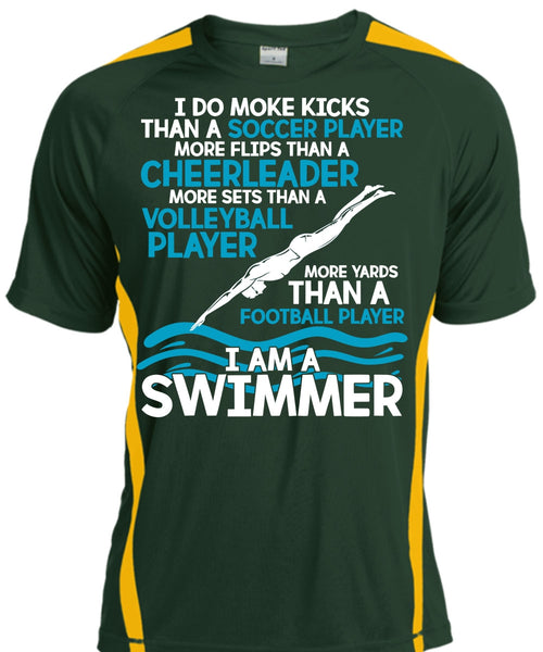 I Am A Swimmer T Shirt, Volleyball Player T Shirt, Cool Shirt