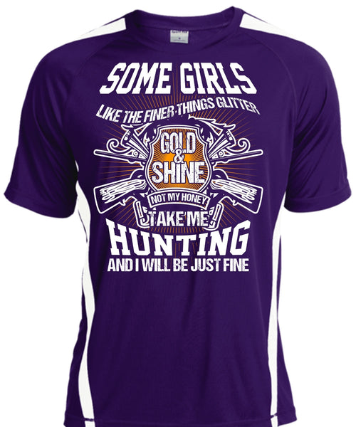 Take Me Hunting T Shirt, Gold And Shine T Shirt, Cool Shirt