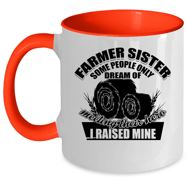 Cool Farmer Sister Coffee Mug, Farmer Sister Accent Mug