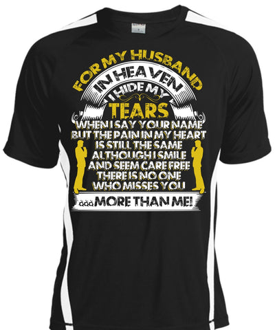 A black t-shirt with the shopify logo