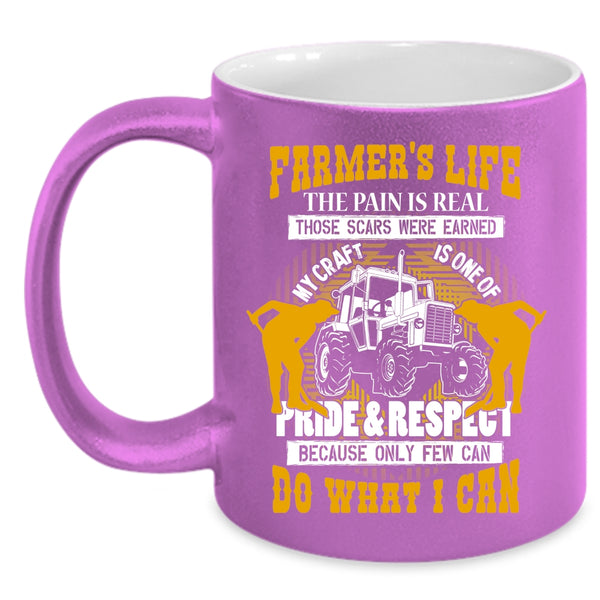 Farmer's Life Coffee Mug, Best Gift For Farmer Coffee Cup