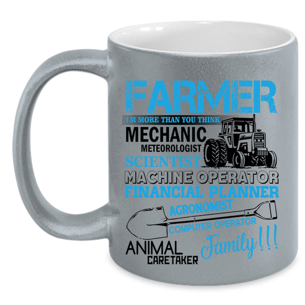 Best Gift For Famers Coffee Mug, Farmer Accent Mug