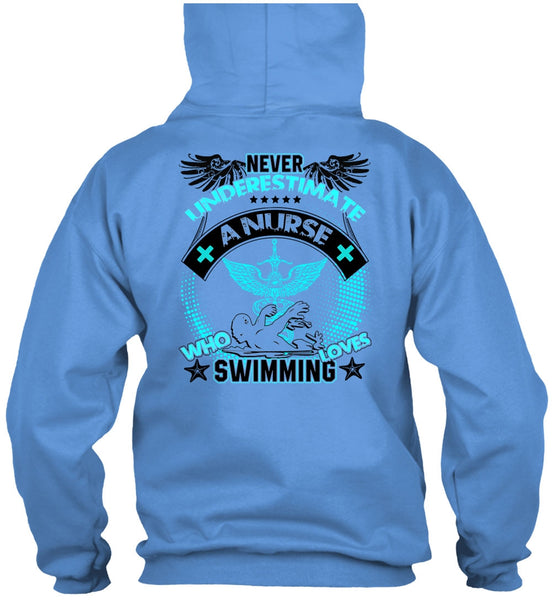 Nurse Who Loves Swimming T Shirt, I Love Swimming T Shirt
