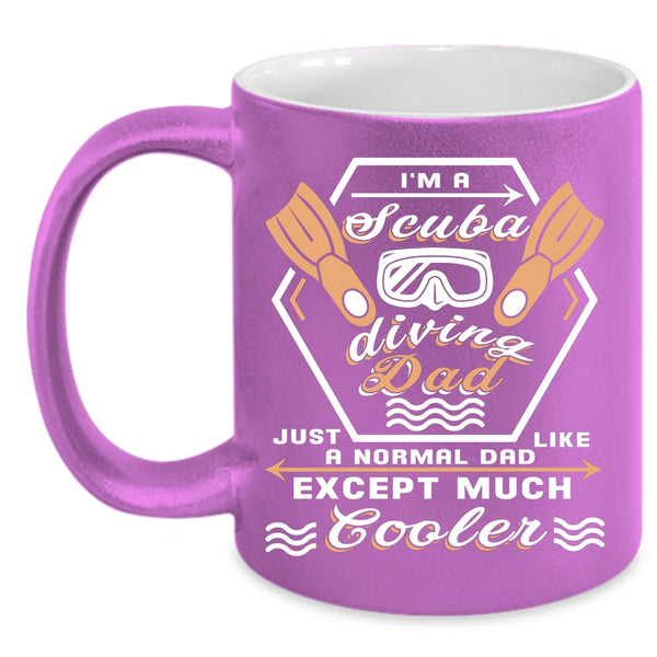 I'm A Scuba Diving Dad Coffee Mug, Awesome Dad Coffee Cup