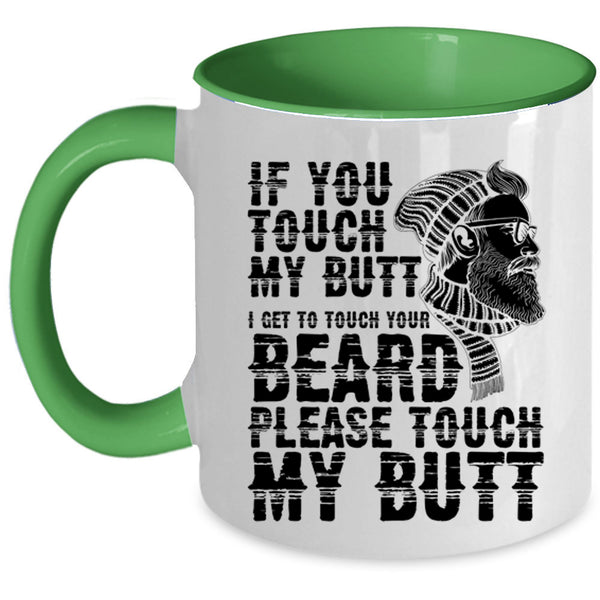 Funny Gift For My Daddy Coffee Mug, Funny Bearded Men Accent Mug
