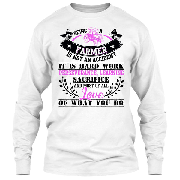 Being A Farmer Is Not An Accident T Shirt, Coolest Farmer T Shirt