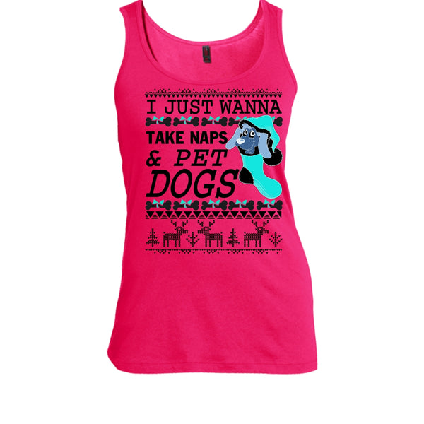 I Just Wanna Take Naps T Shirt, Coolest Dog Lover Tank Top