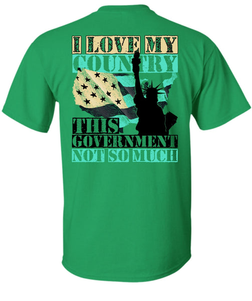 I Love My Country T Shirt, I Love Veteran T Shirt