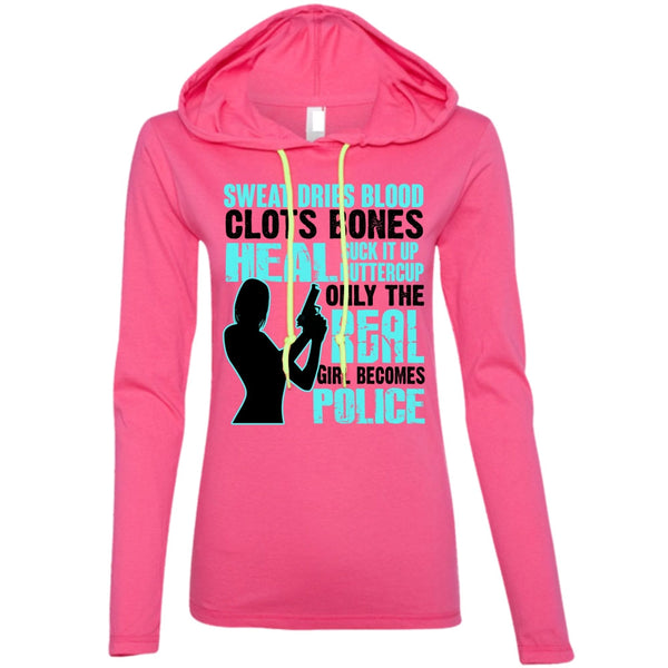 Only The Real Girl Becomes Police T Shirt, I Love Police T Shirt, Awesome T-Shirts