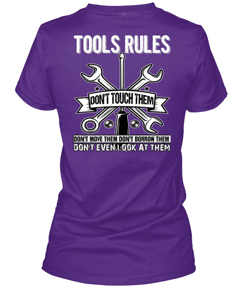 Tools Rules Don't Touch Them T Shirt, Being A Mechanic T Shirt