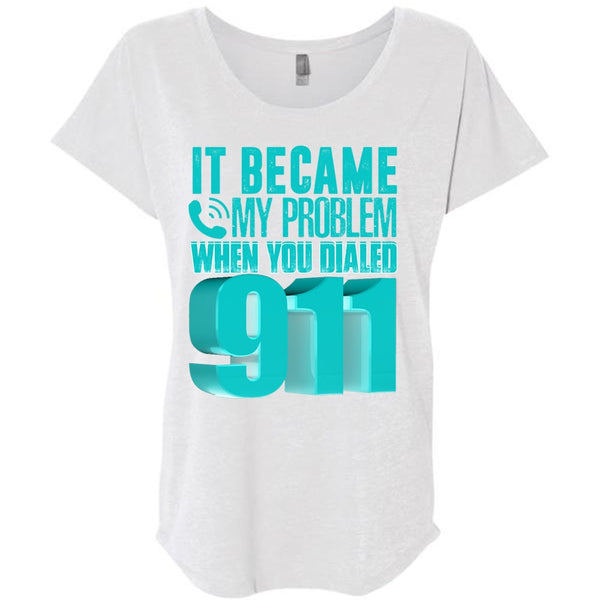 It Became My Problem T Shirt, I Love Police T Shirt, Awesome T-Shirts