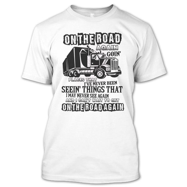 A black t-shirt with the shopify logo