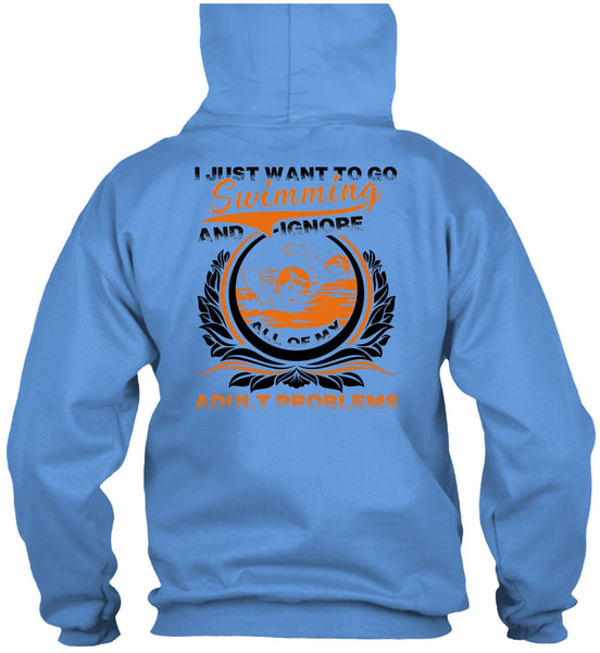 I Just Want To Go Swimming T Shirt, I Love Swimming T Shirt