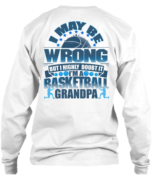 I'm A Basketball Grandpa T Shirt, I Love Basketball T Shirt