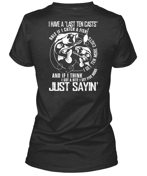 I Catch A Fish T Shirt, Being A Fisher T Shirt