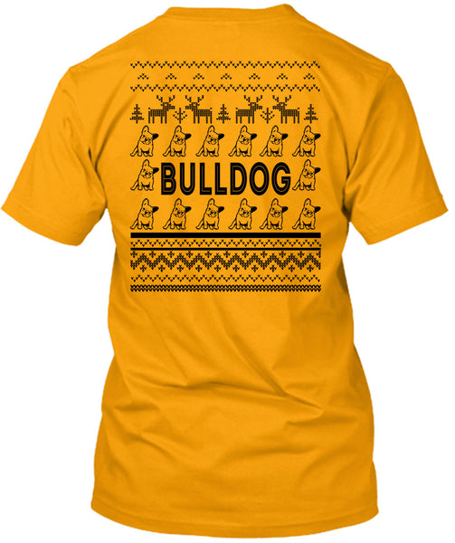 I Love Bulldog T Shirt, Merry Christmas T Shirt
