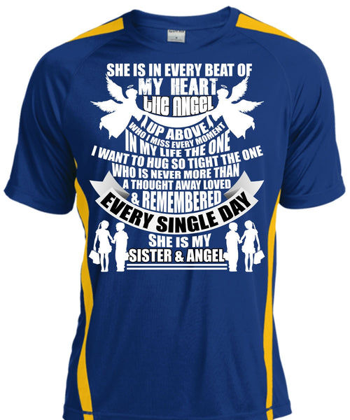 She Is My Sister And Angel T Shirt, Beat Of My Heart T Shirt, Cool Shirt