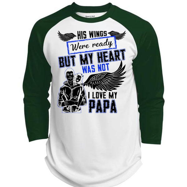 I Love My Papa T Shirt, Being A Daddy T Shirt, Awesome T-Shirts  (Polyester Game Baseball Jersey)