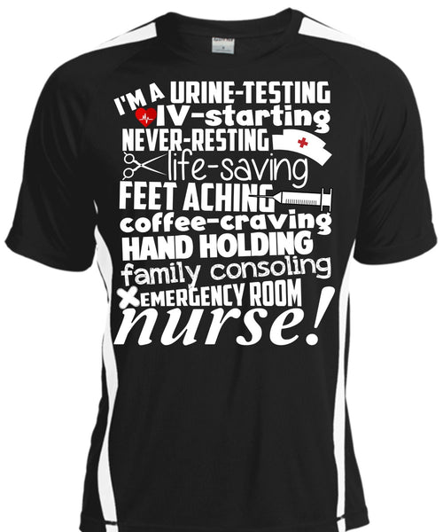 A black t-shirt with the shopify logo