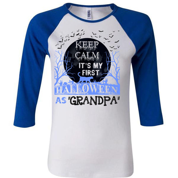 Keep Calm It's My First Halloween As Grandpa T Shirt, Wait For Halloween T Shirt, Awesome T-Shirts