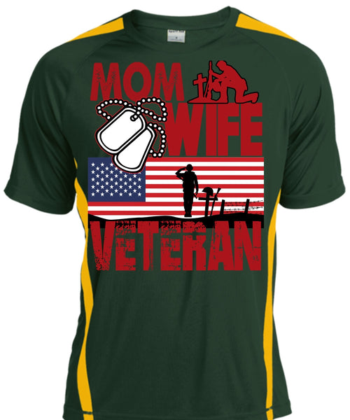 Mom Wife Veteran T Shirt, Being A Veteran T Shirt, Cool Shirt