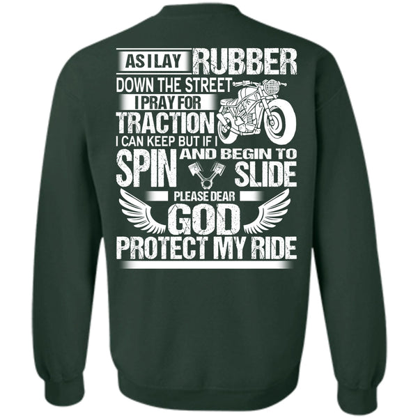 Down The Street T Shirt, I Love Biker Sweatshirt
