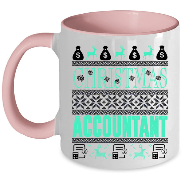Cute Gift For Accountant Coffee Mug, Christmas Accountant Accent Mug