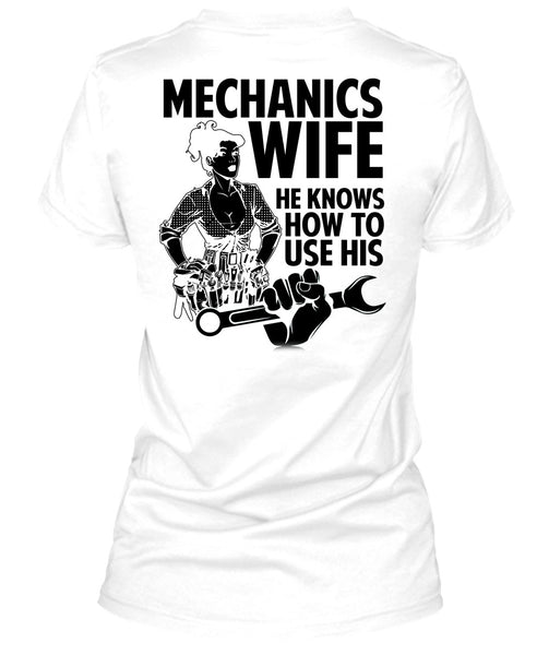 Mechanic's Wife T Shirt, I Love Wife T Shirt