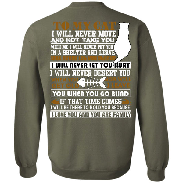 I Love You T Shirt, I Love My Cat Sweatshirt