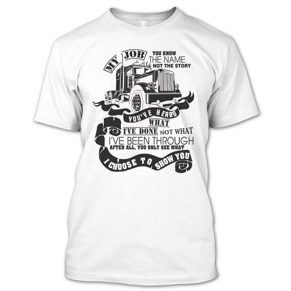 A black t-shirt with the shopify logo