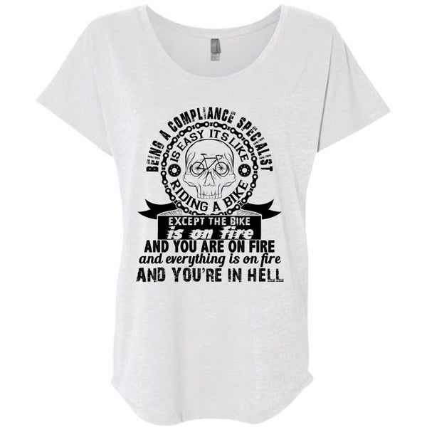 Being A Compliance Specialist Is Easy It's Like Riding A Bike T Shirt, Loving T Shirt