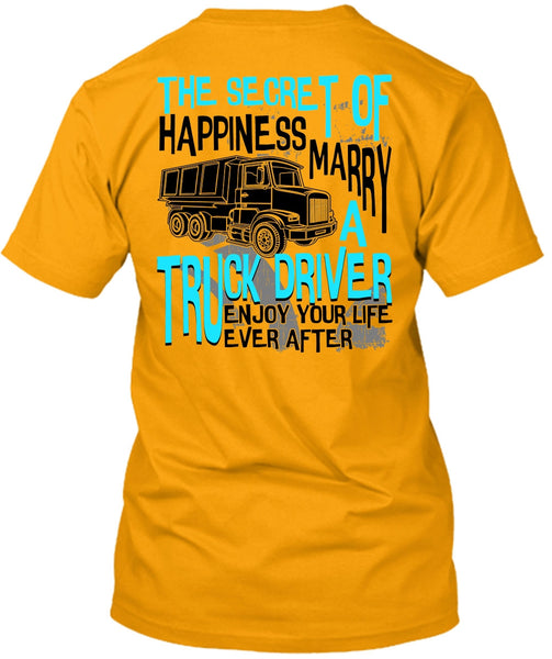 Marry A Truck Driver T Shirt, I Love Trucking T Shirt
