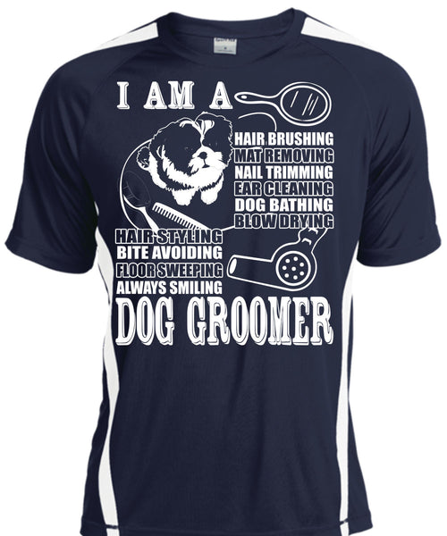 I Am A Hair Brushing T Shirt, Dog Groomer T Shirt, Cool Shirt
